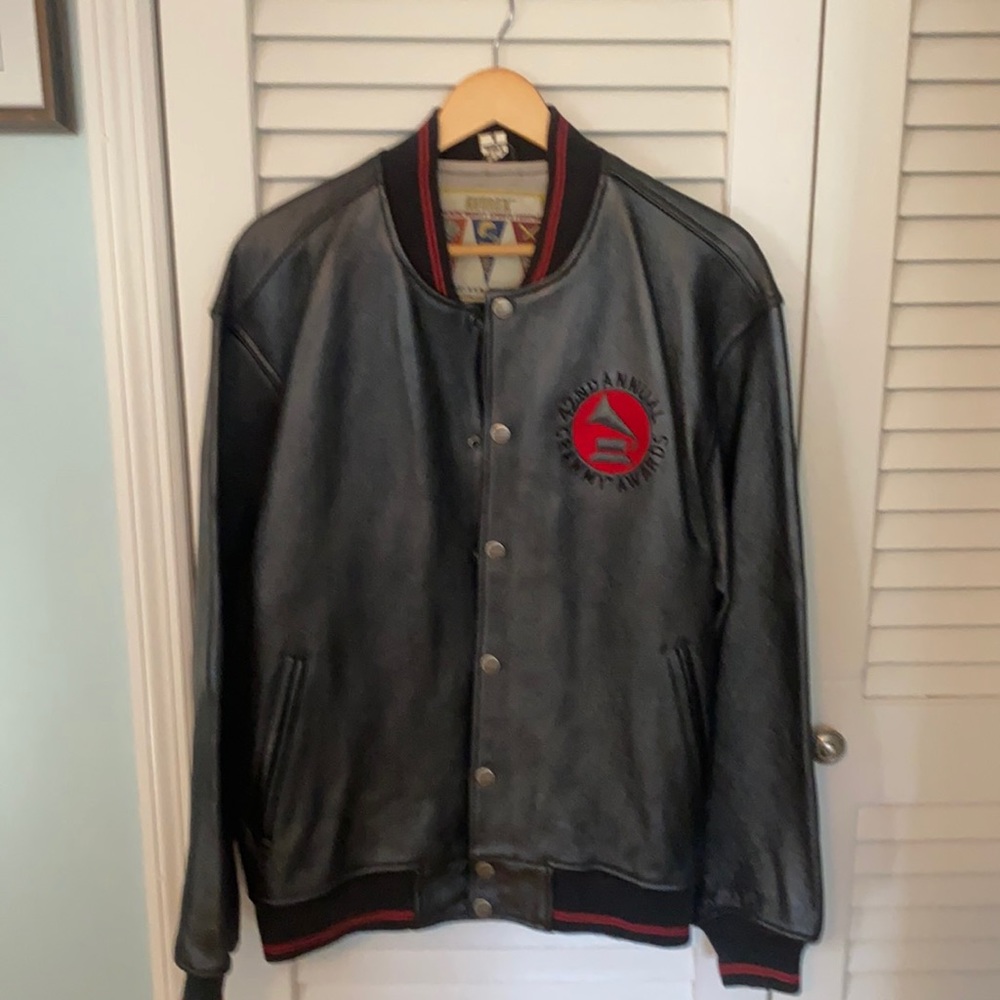 Avirex Authentic Varsity Style Leather Jacket Men’s Large